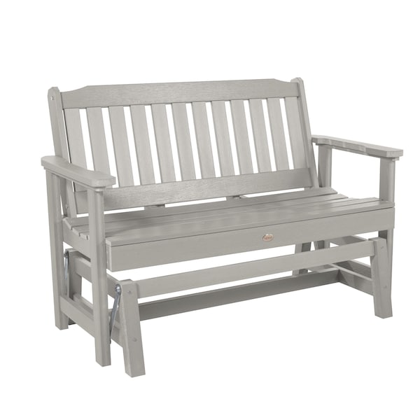 Highwood Usa 4ft Lehigh Gliding Bench Outdoor Furniture for Patio, Backyard, Garden AD-GLBENLH2-HGR - main